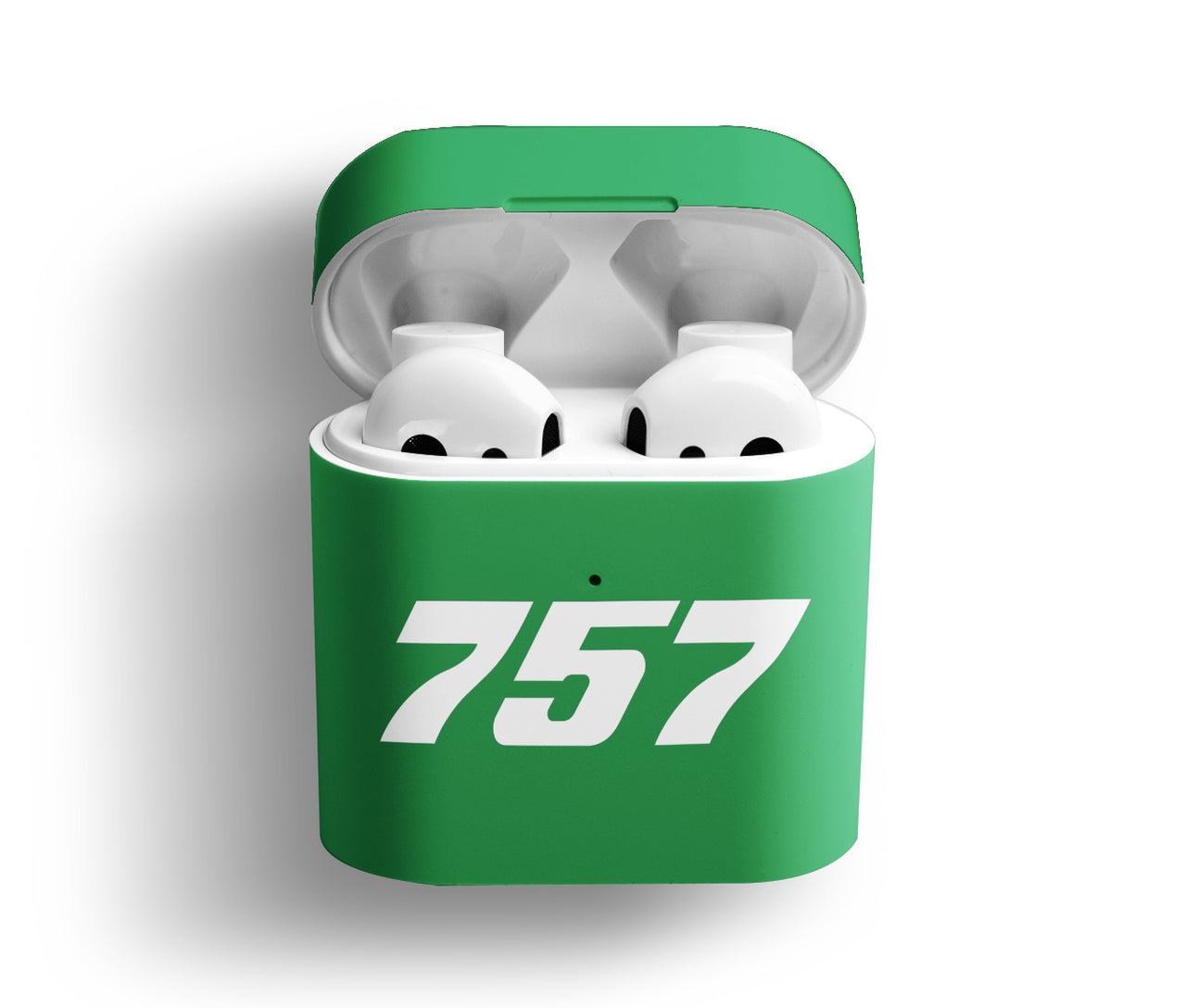 757 Flat Text Designed AirPods  Cases