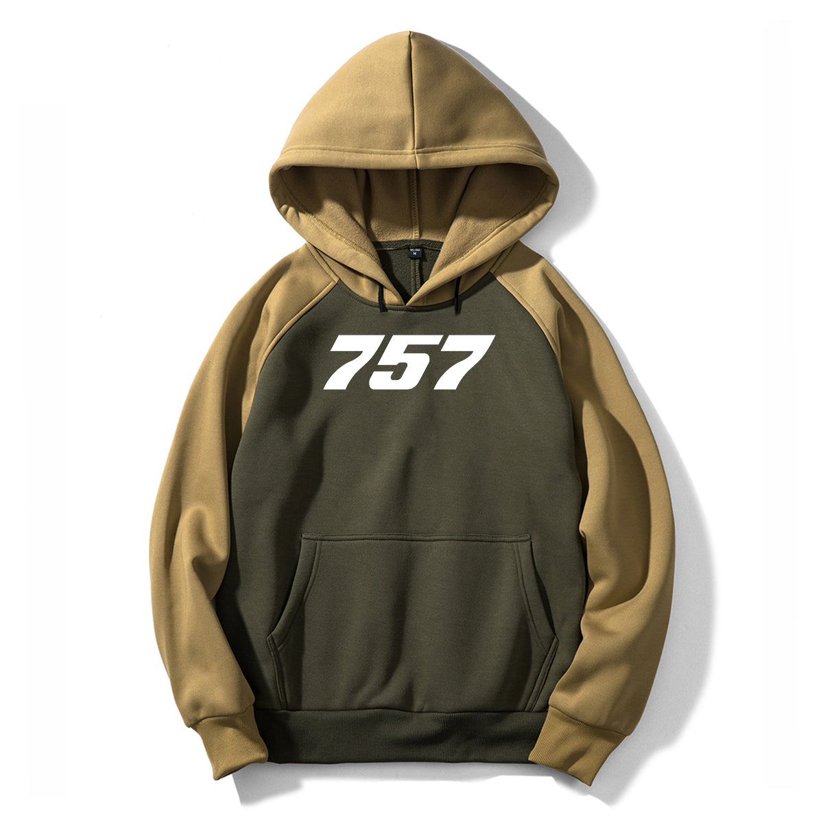 757 Flat Text Designed Colourful Hoodies