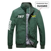 Thumbnail for 757 Flat Text Designed Stylish Jackets