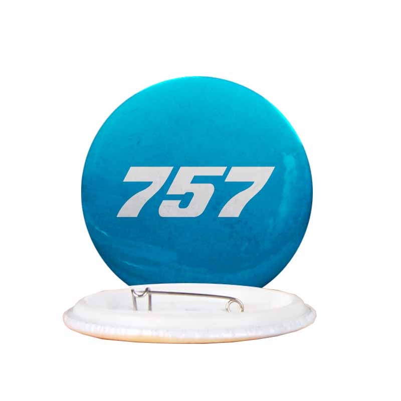 757 Flat Text Designed Pins