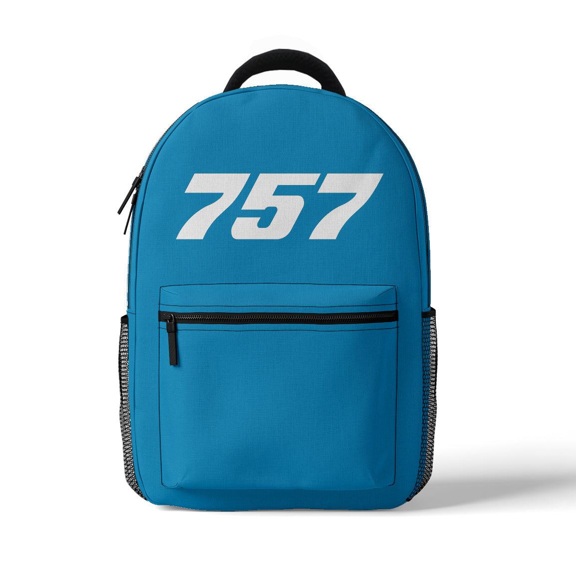 757 Flat Text Designed 3D Backpacks