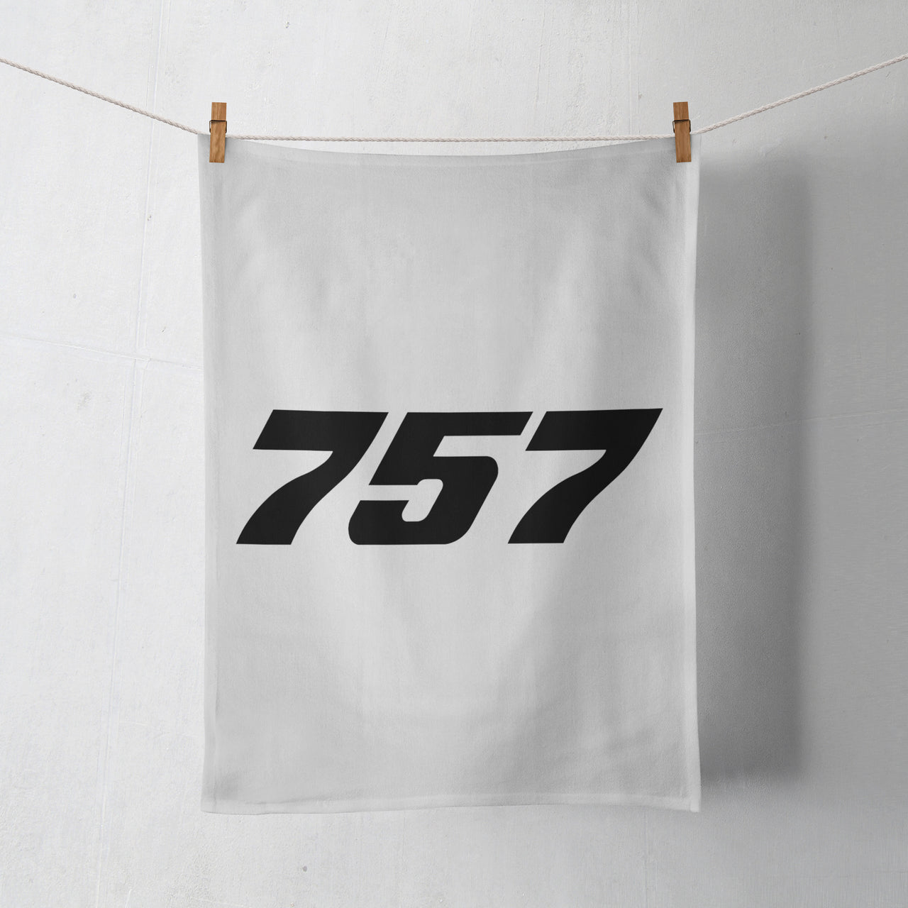 757 Flat Text Designed Towels