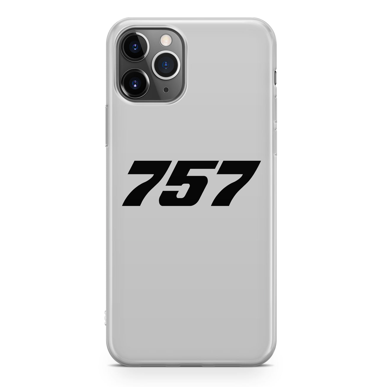 757 Flat Text Designed iPhone Cases