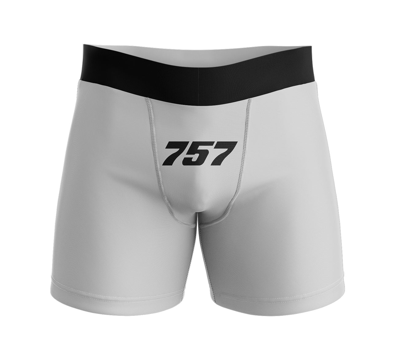 757 Flat Text Designed Men Boxers