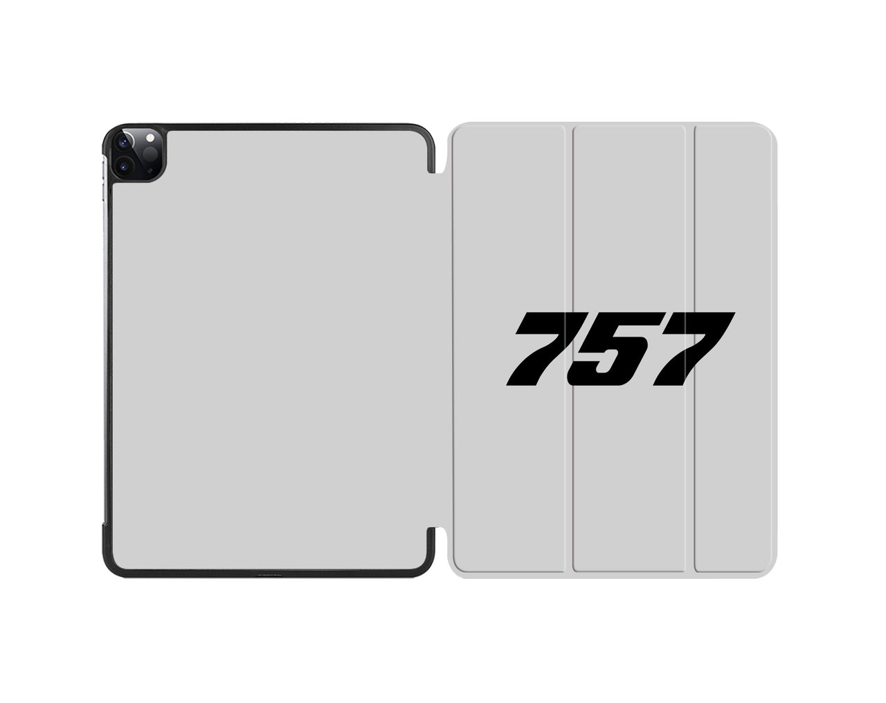 757 Flat Text Designed iPad Cases