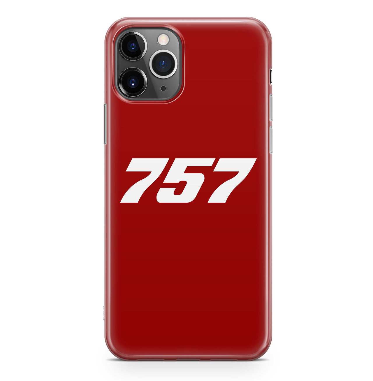 757 Flat Text Designed iPhone Cases