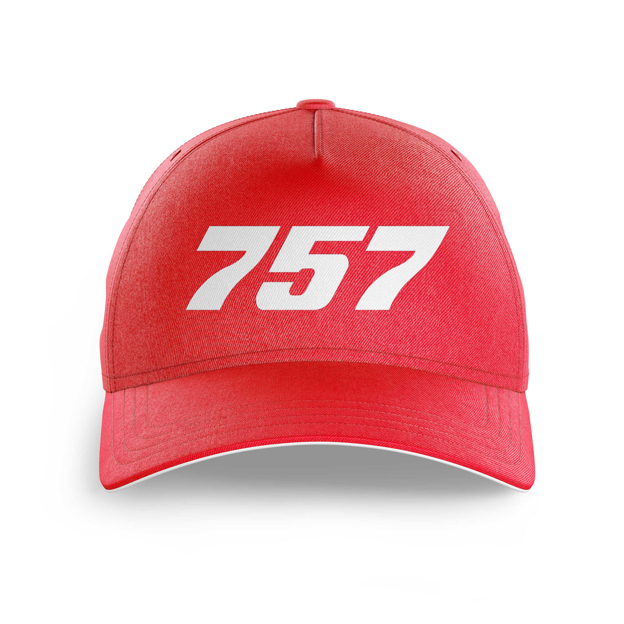 757 Flat Text Printed Hats