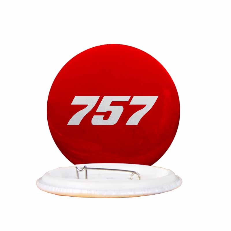 757 Flat Text Designed Pins