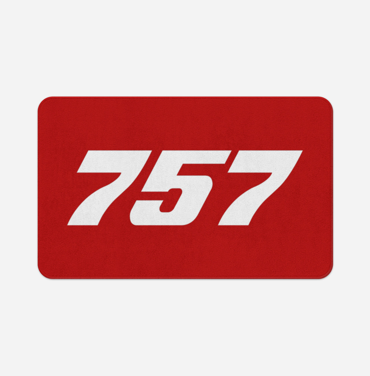 757 Flat Text Designed Bath Mats