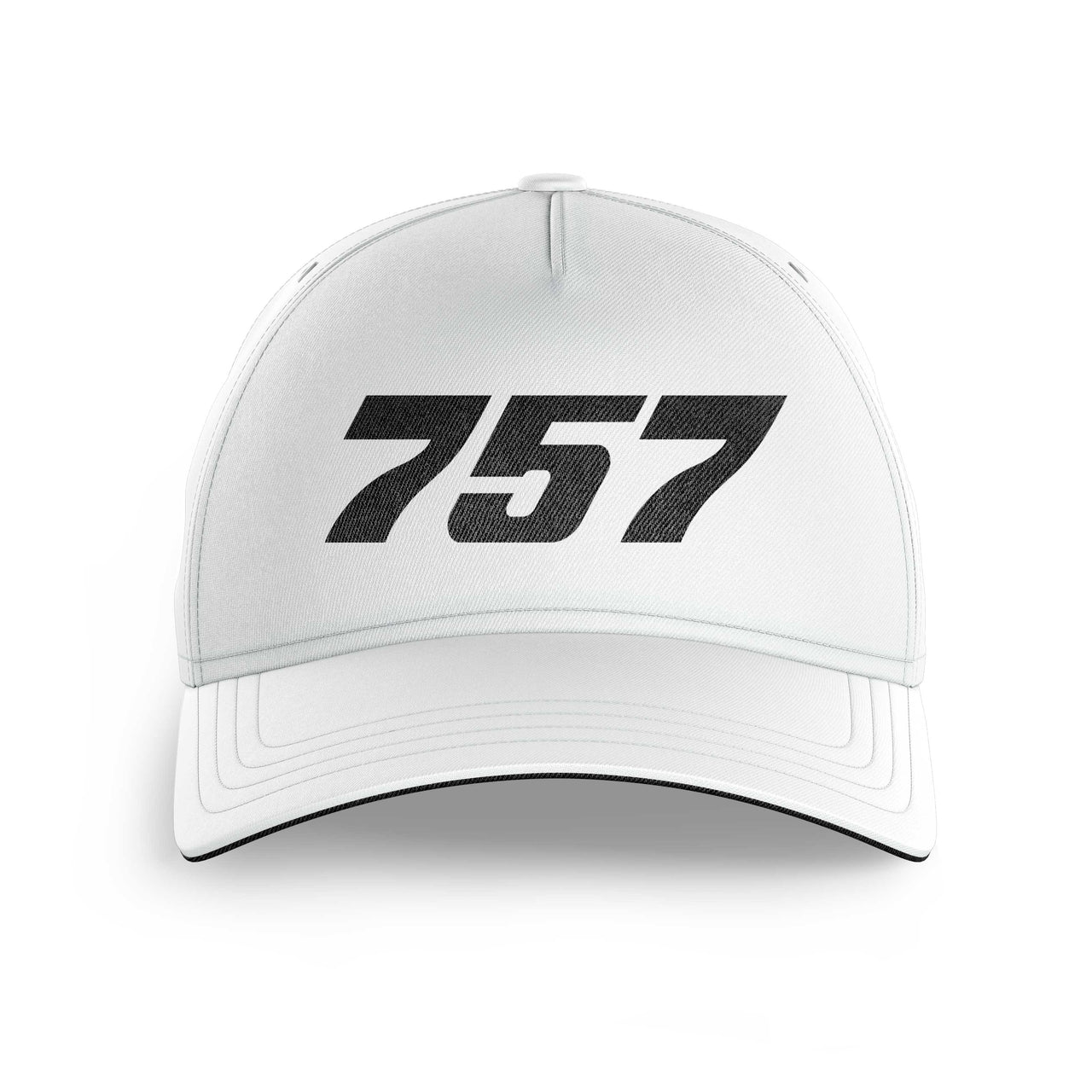 757 Flat Text Printed Hats