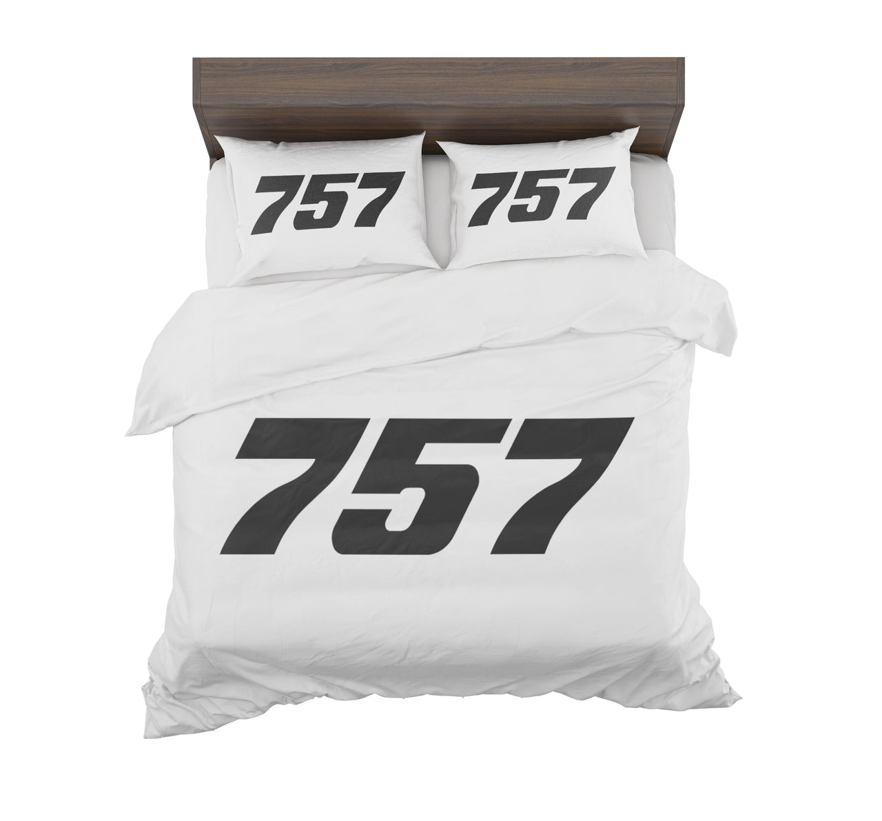 757 Flat Text Designed Bedding Sets