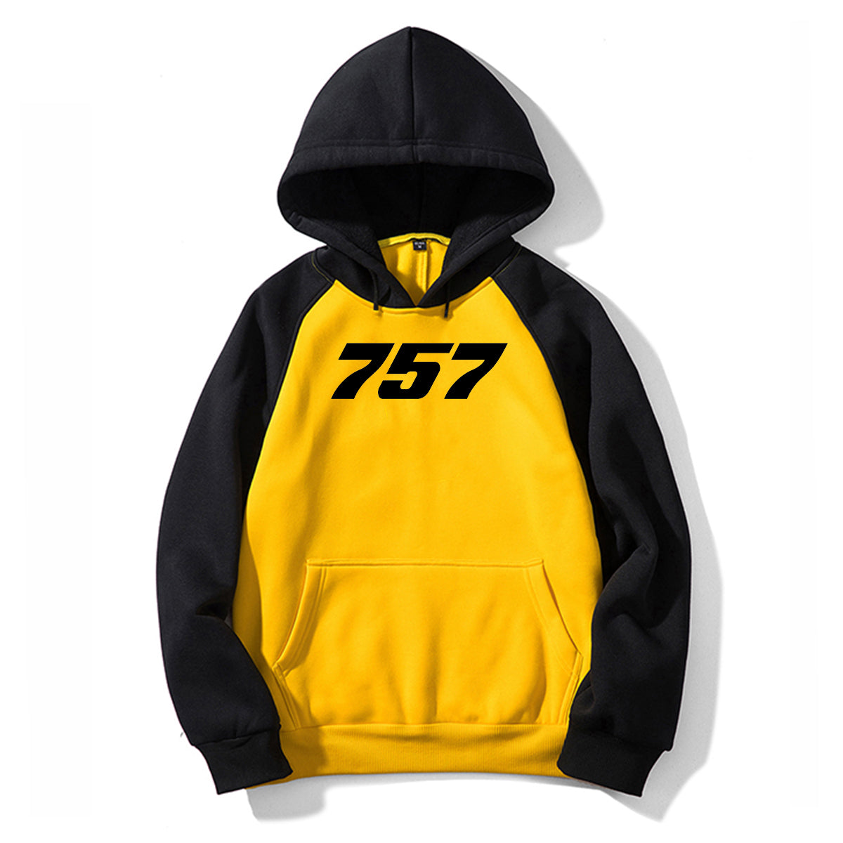 757 Flat Text Designed Colourful Hoodies