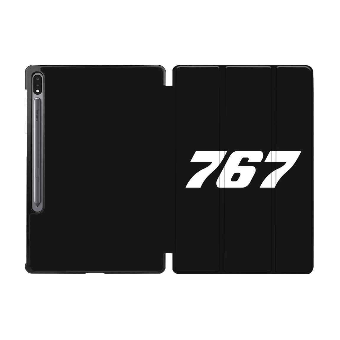 767 Flat Text Designed Samsung Tablet Cases