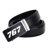 Thumbnail for 767 Flat Text Designed Men Belts