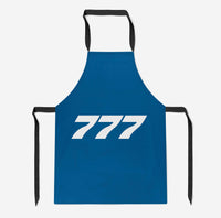 Thumbnail for 777 Flat Text Designed Kitchen Aprons