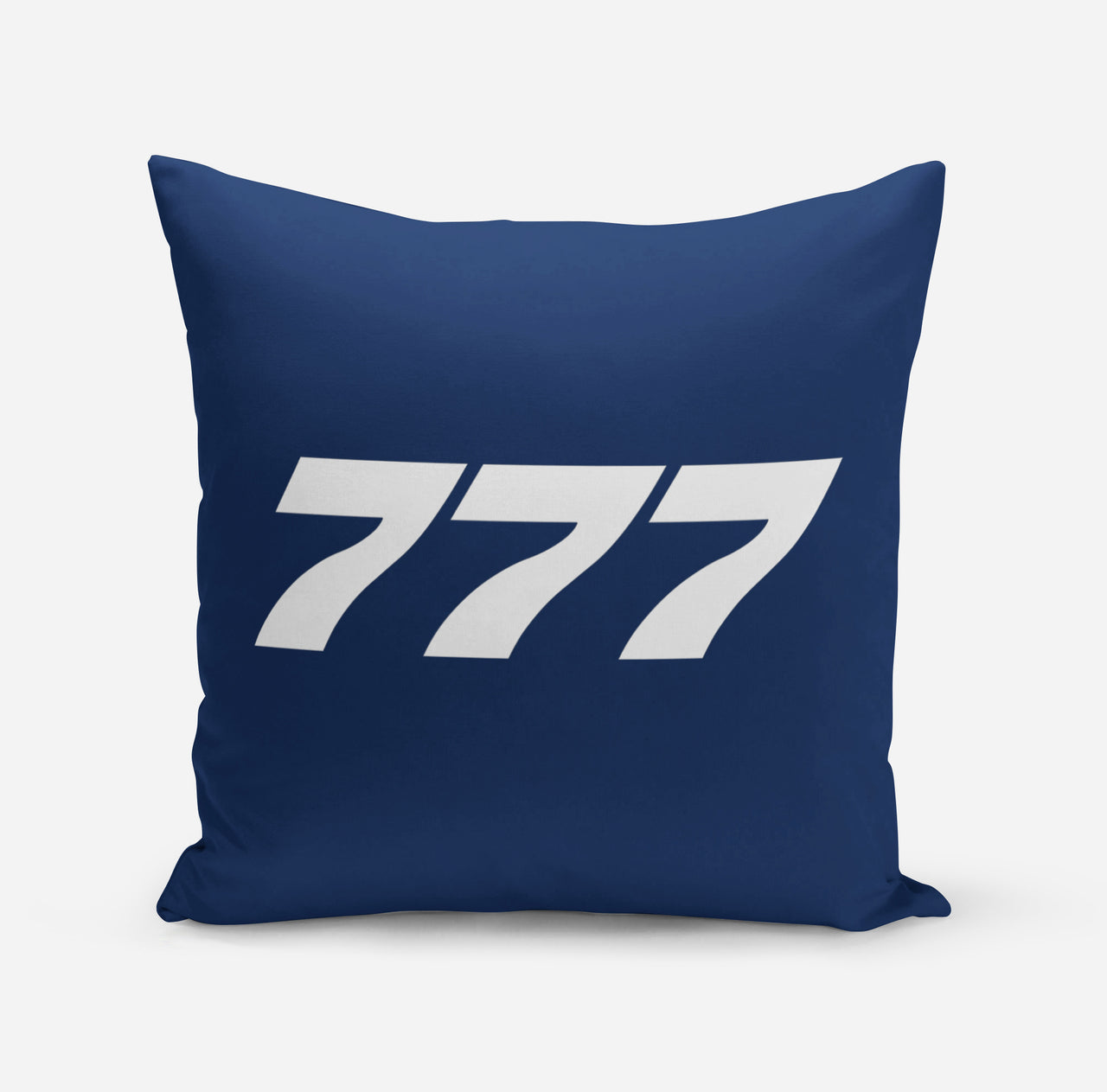 777 Flat Text Designed Pillows