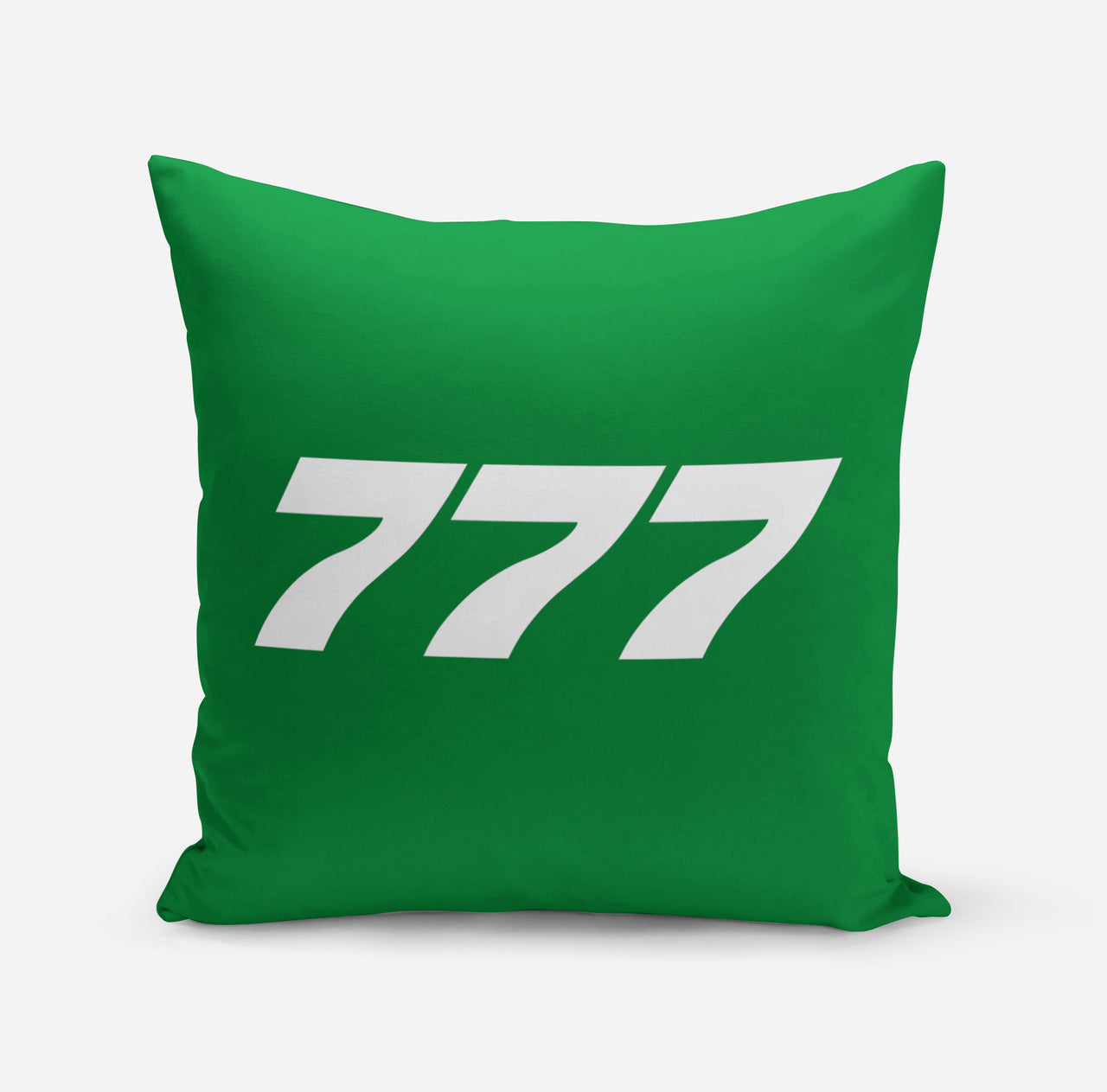 777 Flat Text Designed Pillows