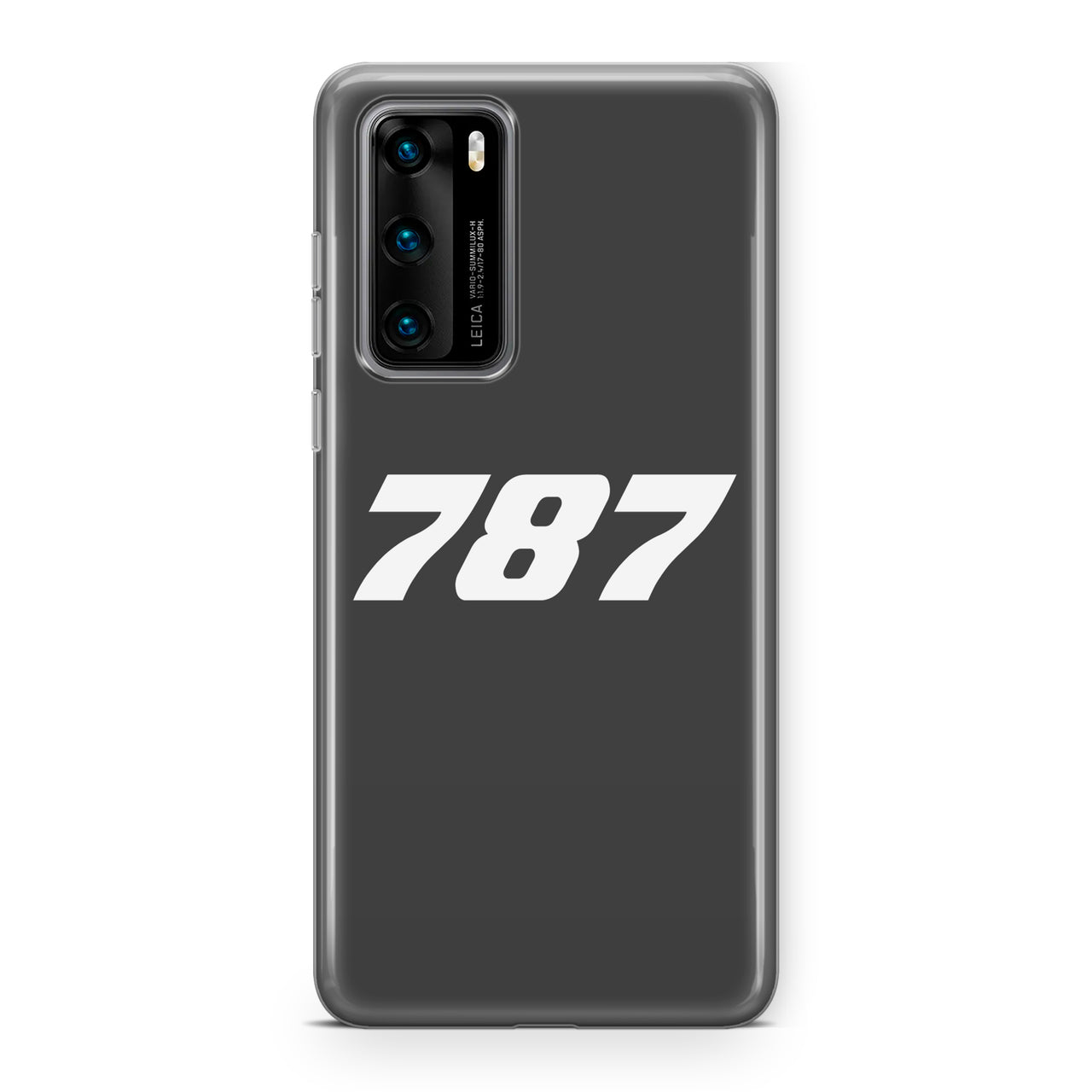 787 Flat Text Designed Huawei Cases