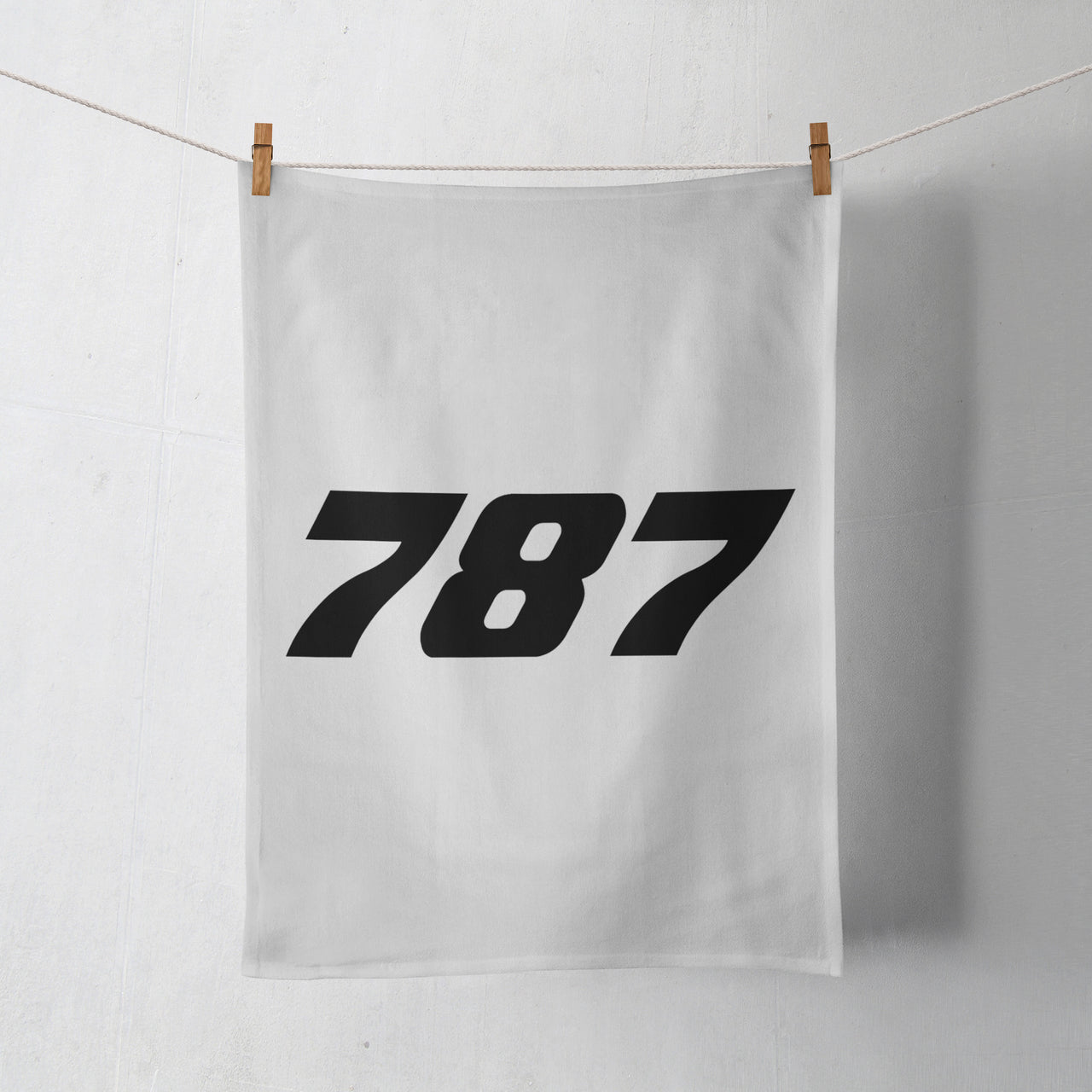 787 Flat Text Designed Towels