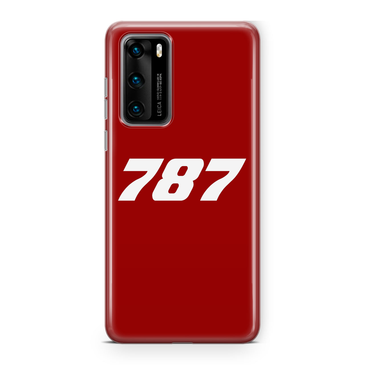 787 Flat Text Designed Huawei Cases