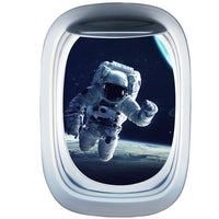 Thumbnail for Airplane Window & The astronauts Printed Wall Window Stickers