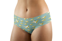 Thumbnail for Mixed Size Airplanes Designed Women Panties & Shorts