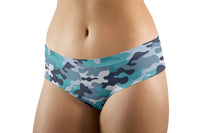 Thumbnail for Military Camouflage Green Designed Women Panties & Shorts