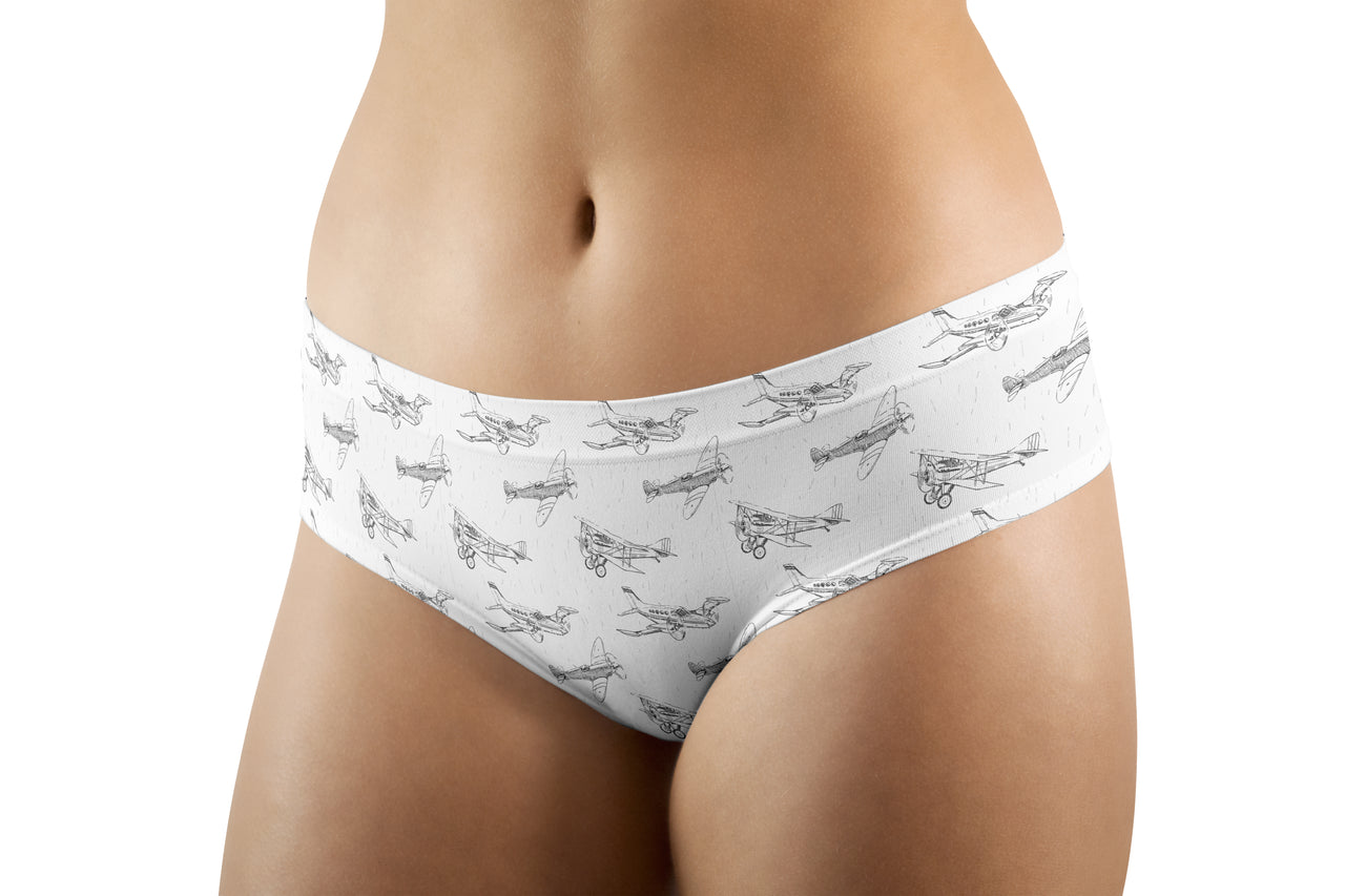 Super Aircrafts Designed Women Panties & Shorts