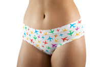 Thumbnail for Cheerful Seamless Airplanes Designed Women Panties & Shorts