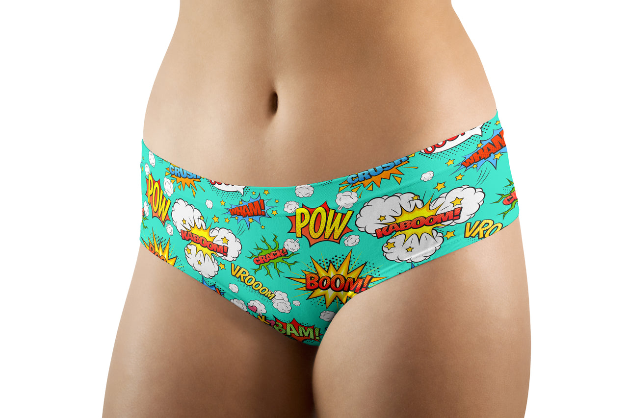 Mixed Comics Designed Women Panties & Shorts