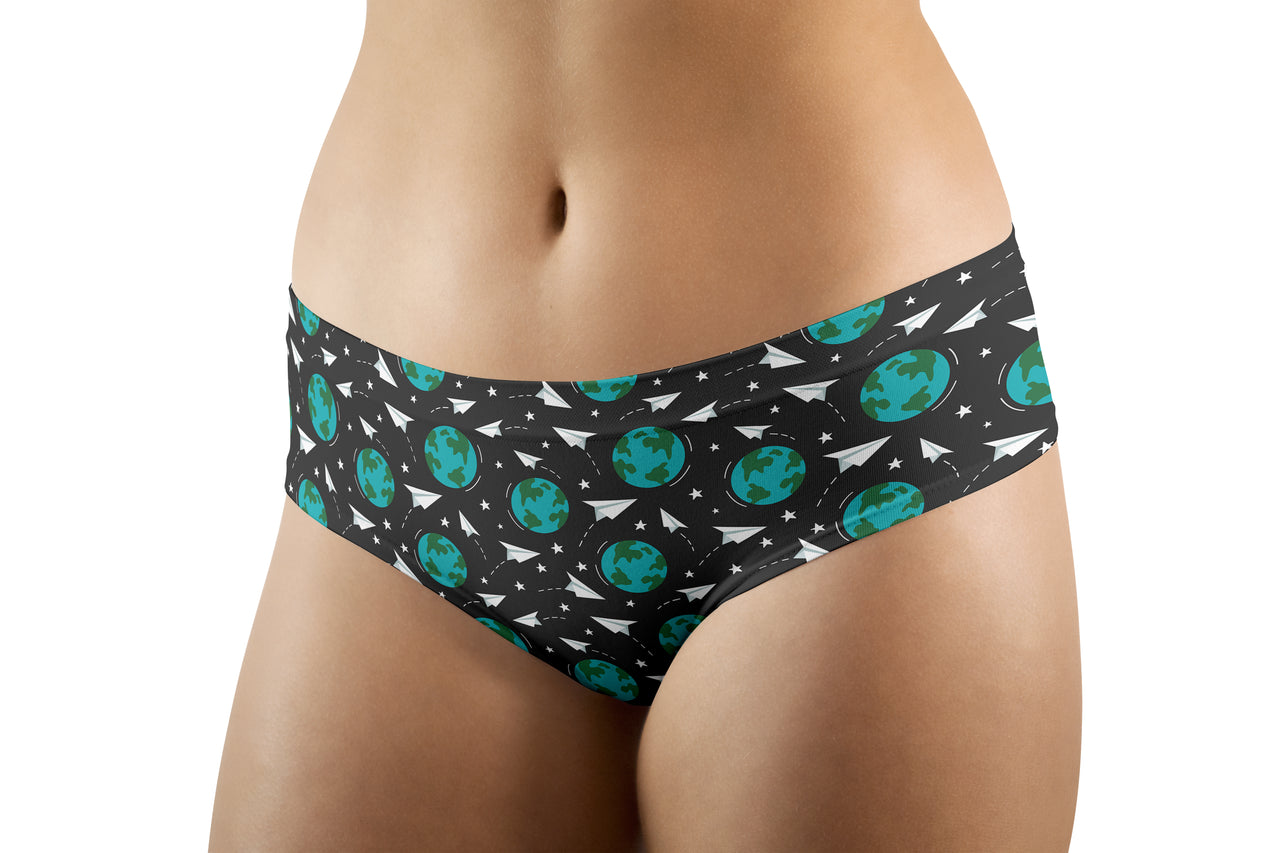 Paper Planes & Earth Designed Women Panties & Shorts