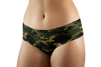 Thumbnail for Military Camouflage Army Green Designed Women Panties & Shorts