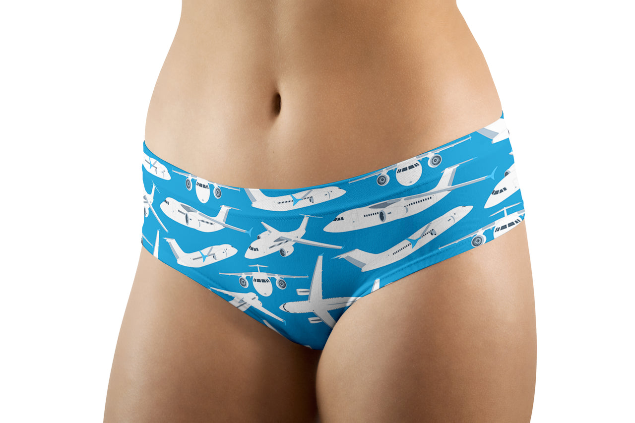 Big Airplanes Designed Women Panties & Shorts