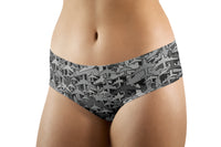 Thumbnail for Dark Coloured Airplanes Designed Women Panties & Shorts