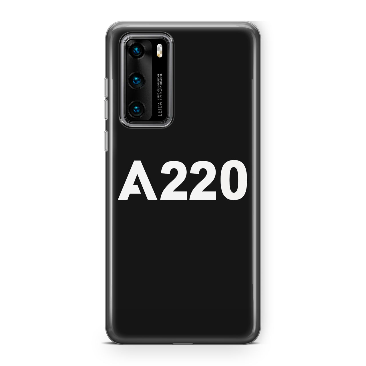 A220 Flat Text Designed Huawei Cases