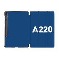 Thumbnail for A220 Flat Text Designed Samsung Tablet Cases