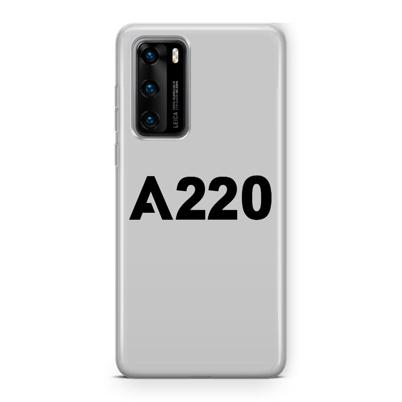 A220 Flat Text Designed Huawei Cases