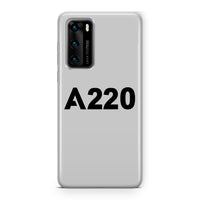 Thumbnail for A220 Flat Text Designed Huawei Cases