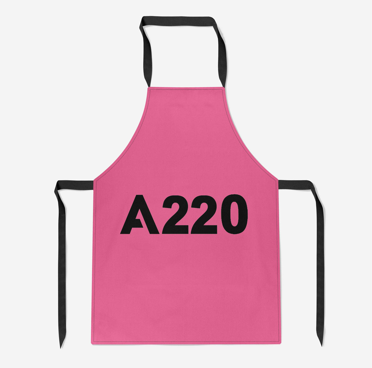 A220 Flat Text Designed Kitchen Aprons