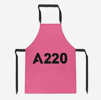 Thumbnail for A220 Flat Text Designed Kitchen Aprons