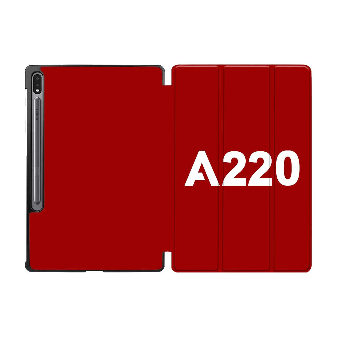 A220 Flat Text Designed Samsung Tablet Cases