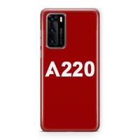 Thumbnail for A220 Flat Text Designed Huawei Cases