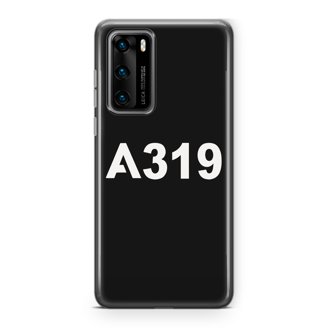 A319 Flat Text Designed Huawei Cases