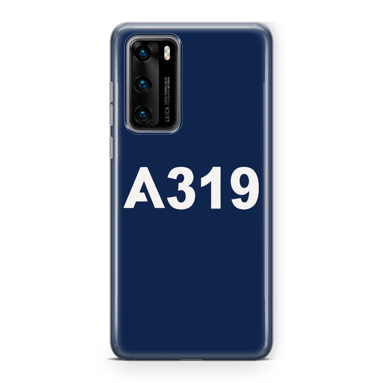 A319 Flat Text Designed Huawei Cases