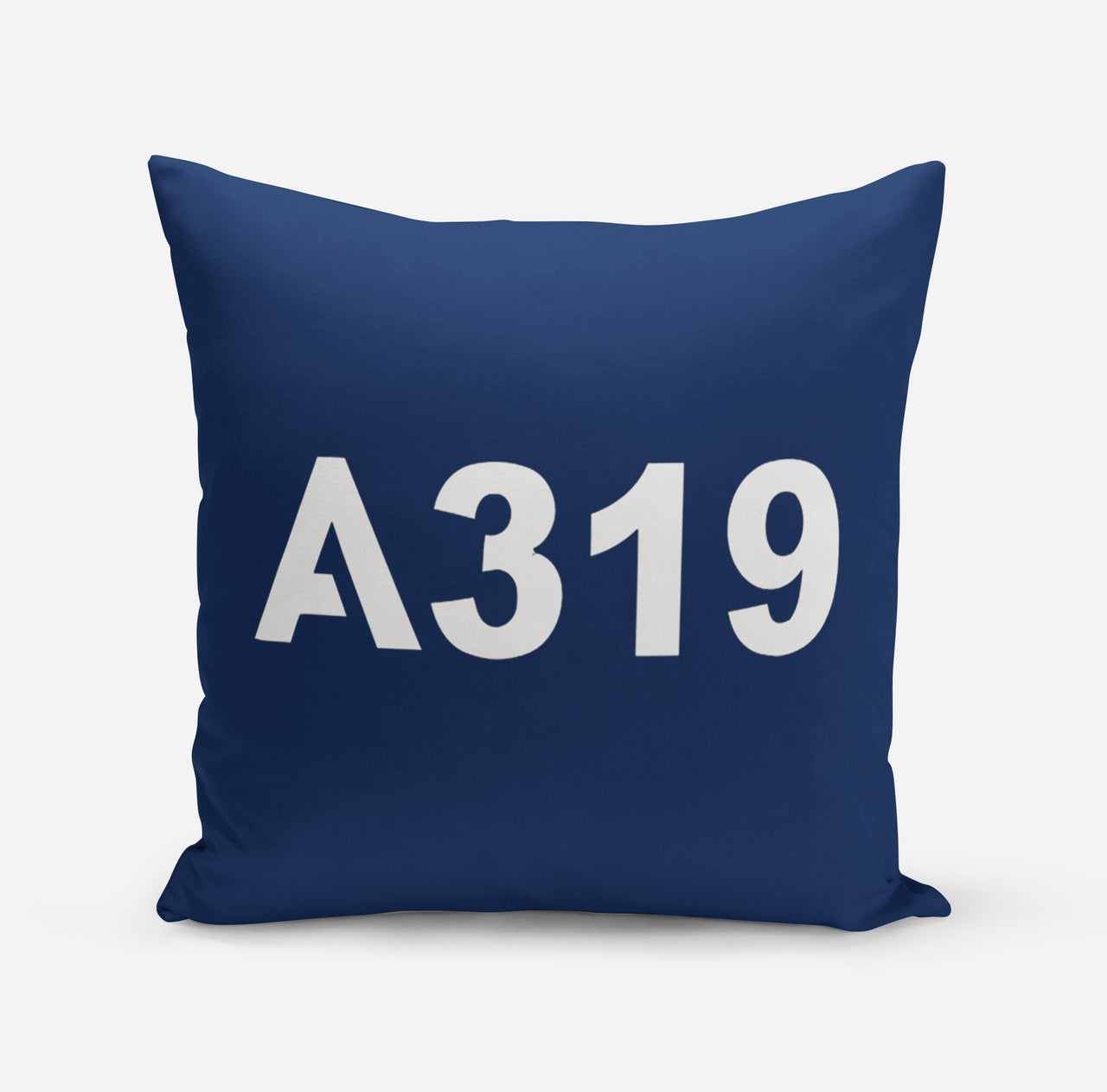 A319 Flat Text Designed Pillows