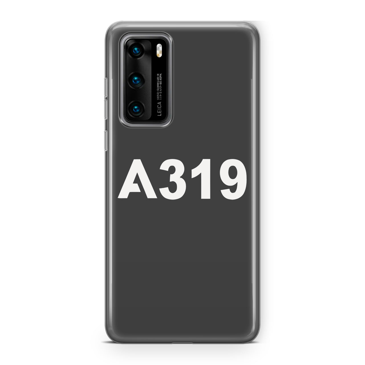 A319 Flat Text Designed Huawei Cases