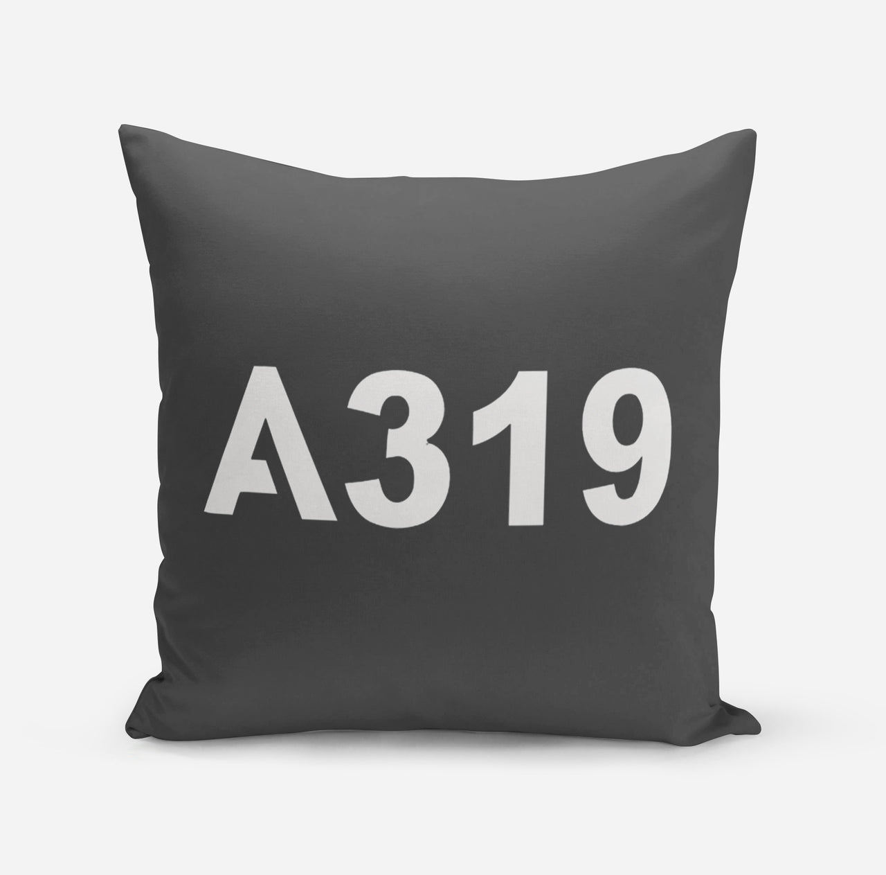 A319 Flat Text Designed Pillows