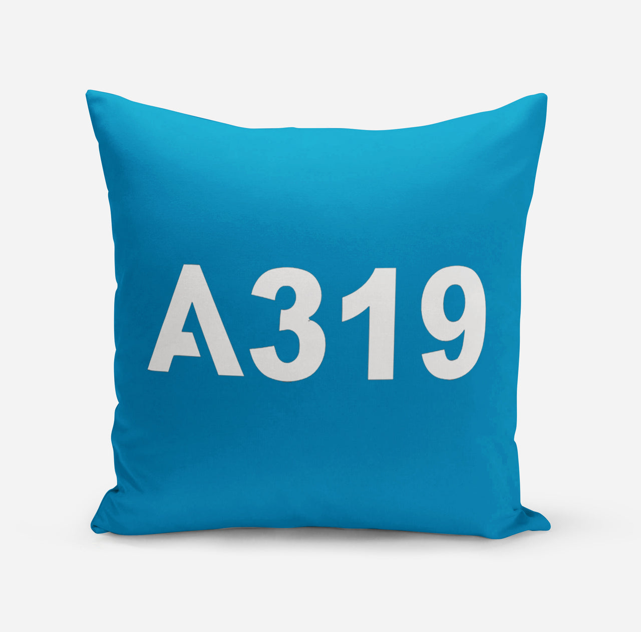 A319 Flat Text Designed Pillows