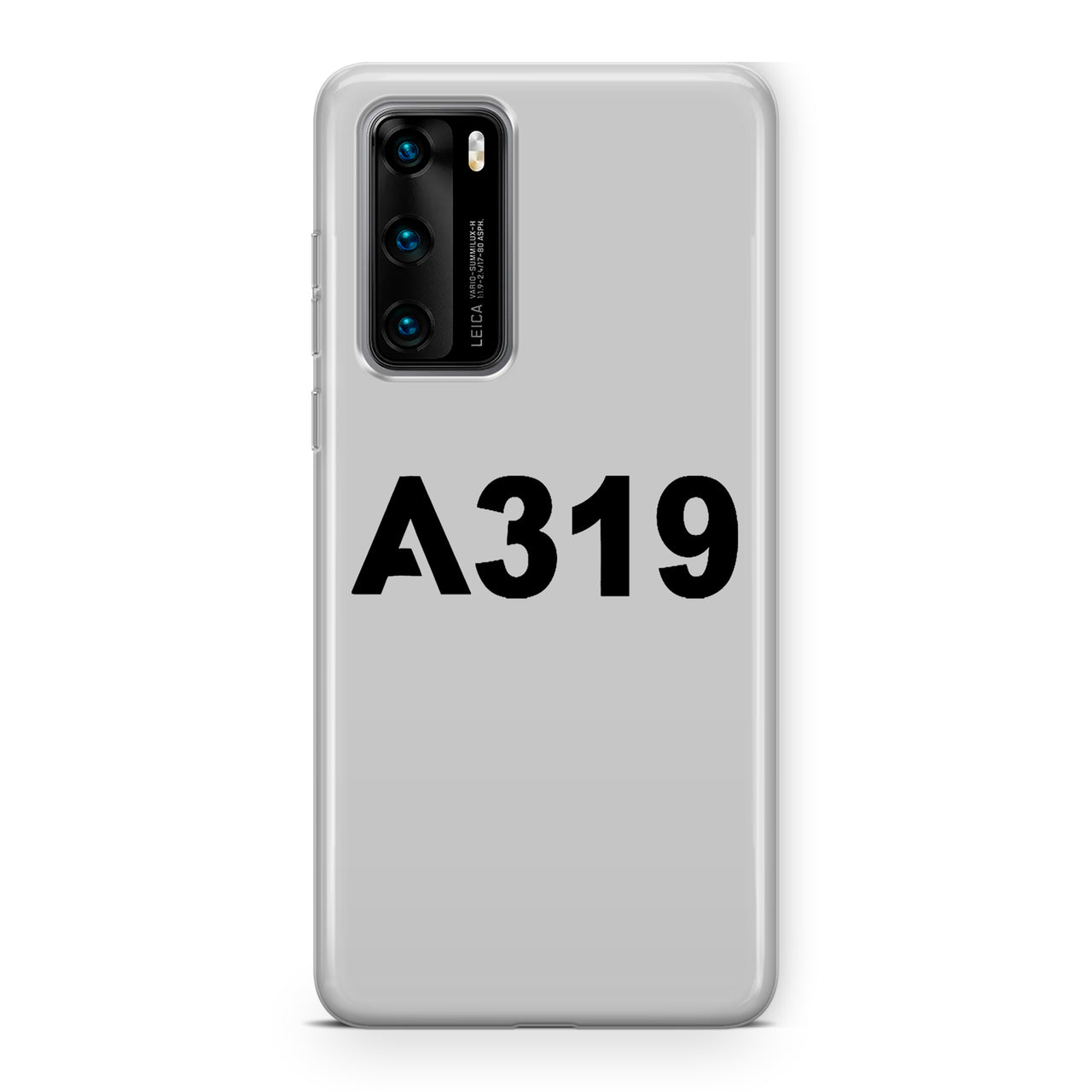 A319 Flat Text Designed Huawei Cases