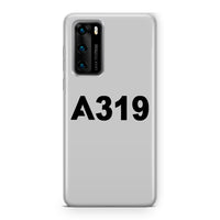 Thumbnail for A319 Flat Text Designed Huawei Cases